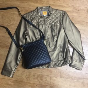 Camp Lux Moto Jacket Gold